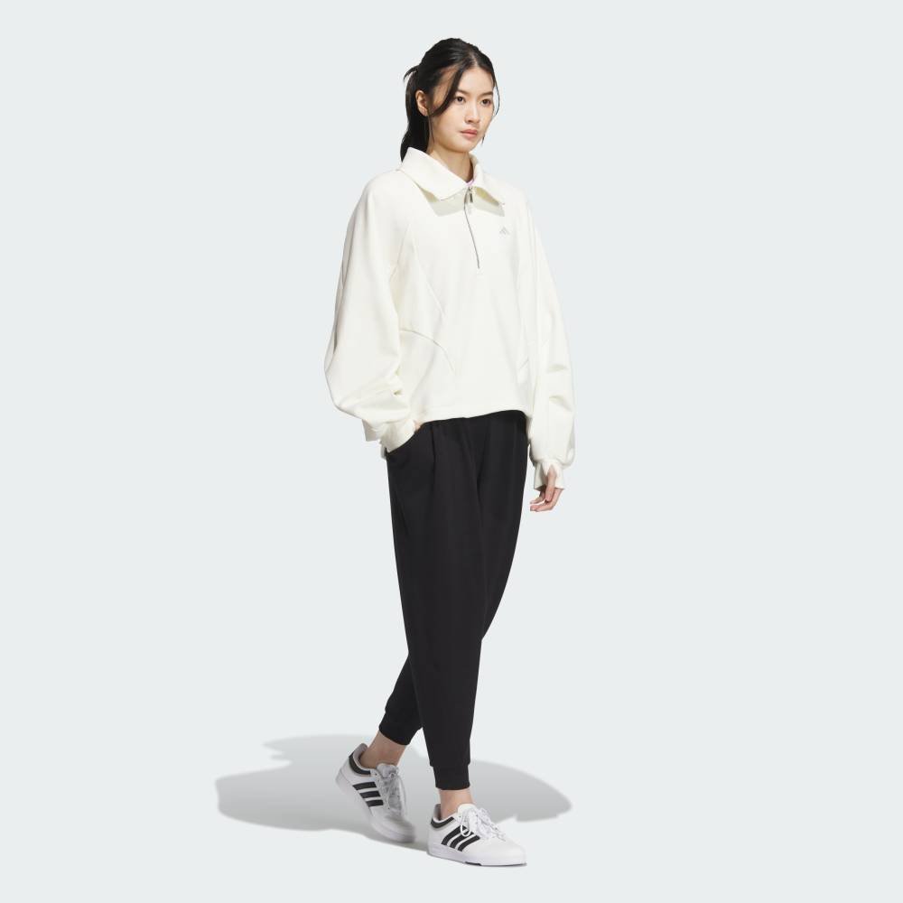 【SALE／20%OFF】adidas 【公式】アディダス adidas ラックスフロー ルーズフィット アンクル丈 ジョガーパンツ アディダス パンツ その他のパンツ ブラック【送料無料】