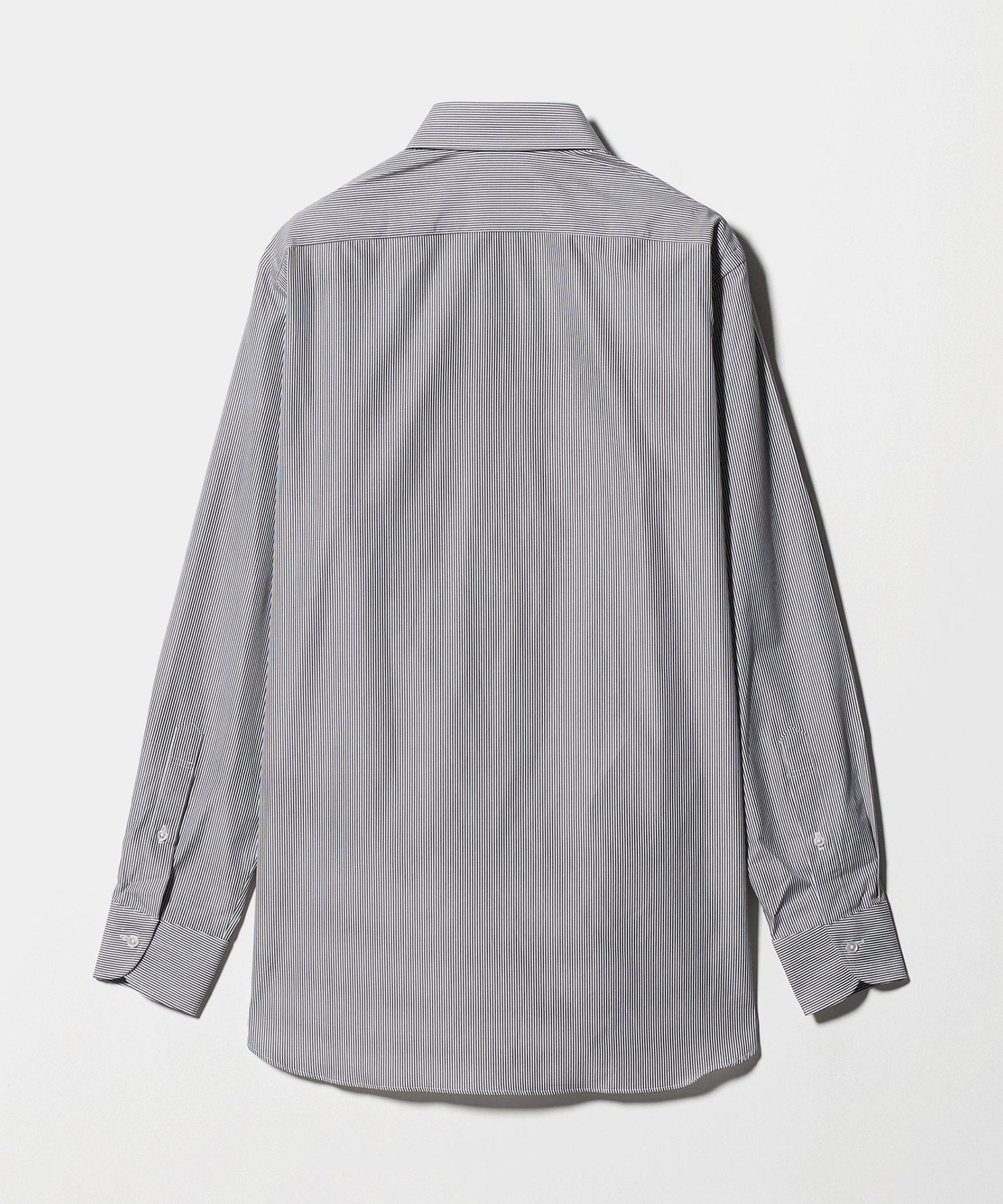 UNITED ARROWS THOMAS MASON/トーマスメイソン ブラック ストライプ セミワイドカラー シャツ ユナイテッドアローズ トップス シャツ・ブラウス グレー【送料無料】 3