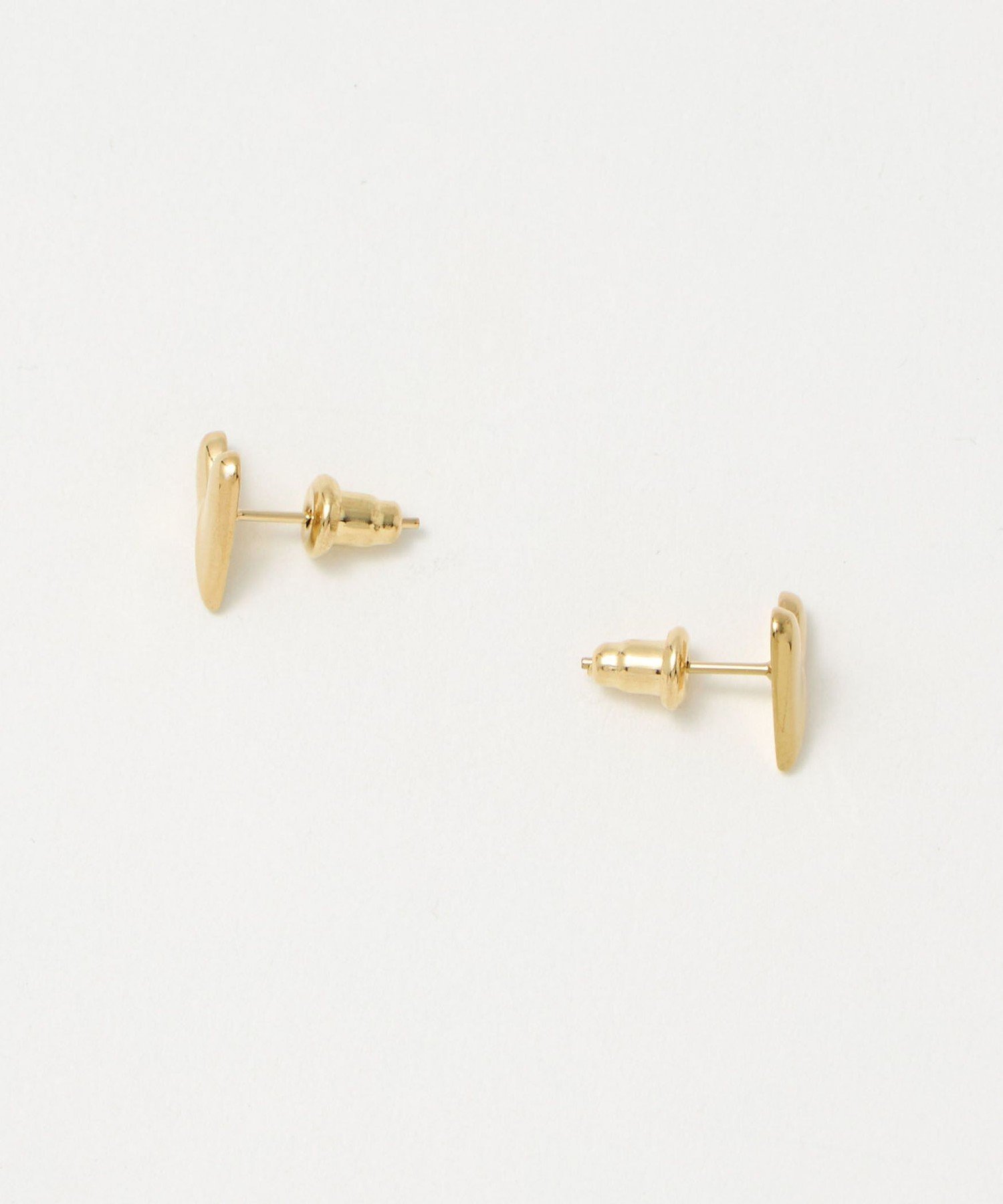 CITEN ＜CITEN＞ステンレスニュアンスハートピアス シテン アクセサリー・腕時計 ピアス シルバー ゴールド