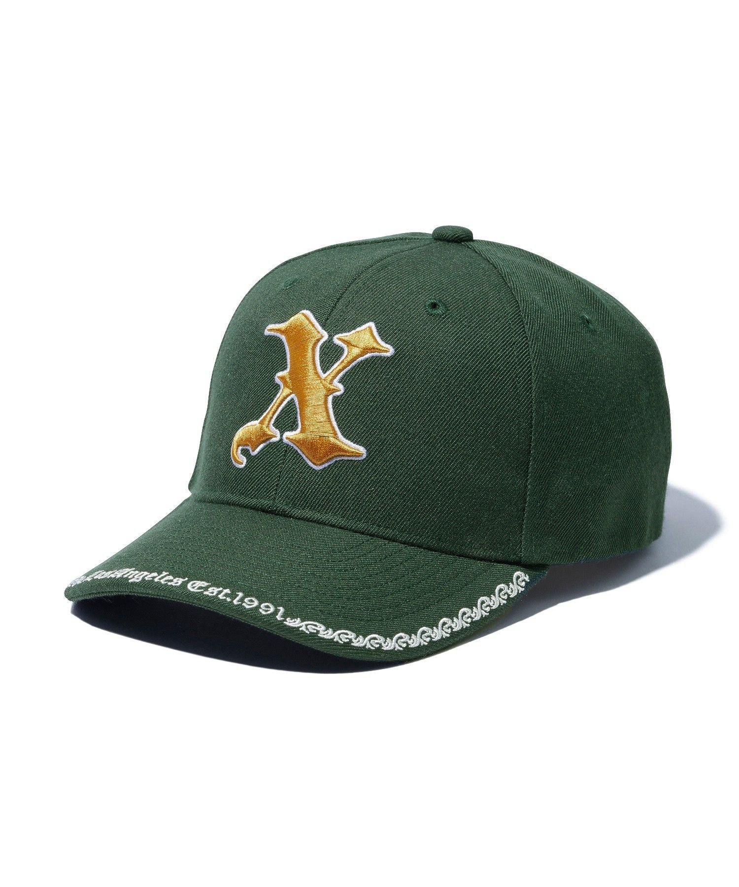 XLARGE OLD ENGLISH CAP エクストララージ 帽子 キャップ グリーン ブラック ネイビー【送料無料】
