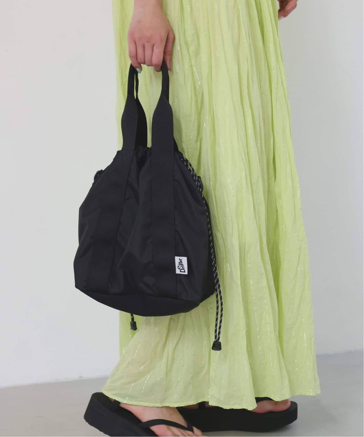 SLOBE IENA 《追加予約》DRIFTER/ドリフター HANDLE BUCKET TOTE スローブ イエナ バッグ ショルダーバッグ ブラック グレー ブラウン【送料無料】