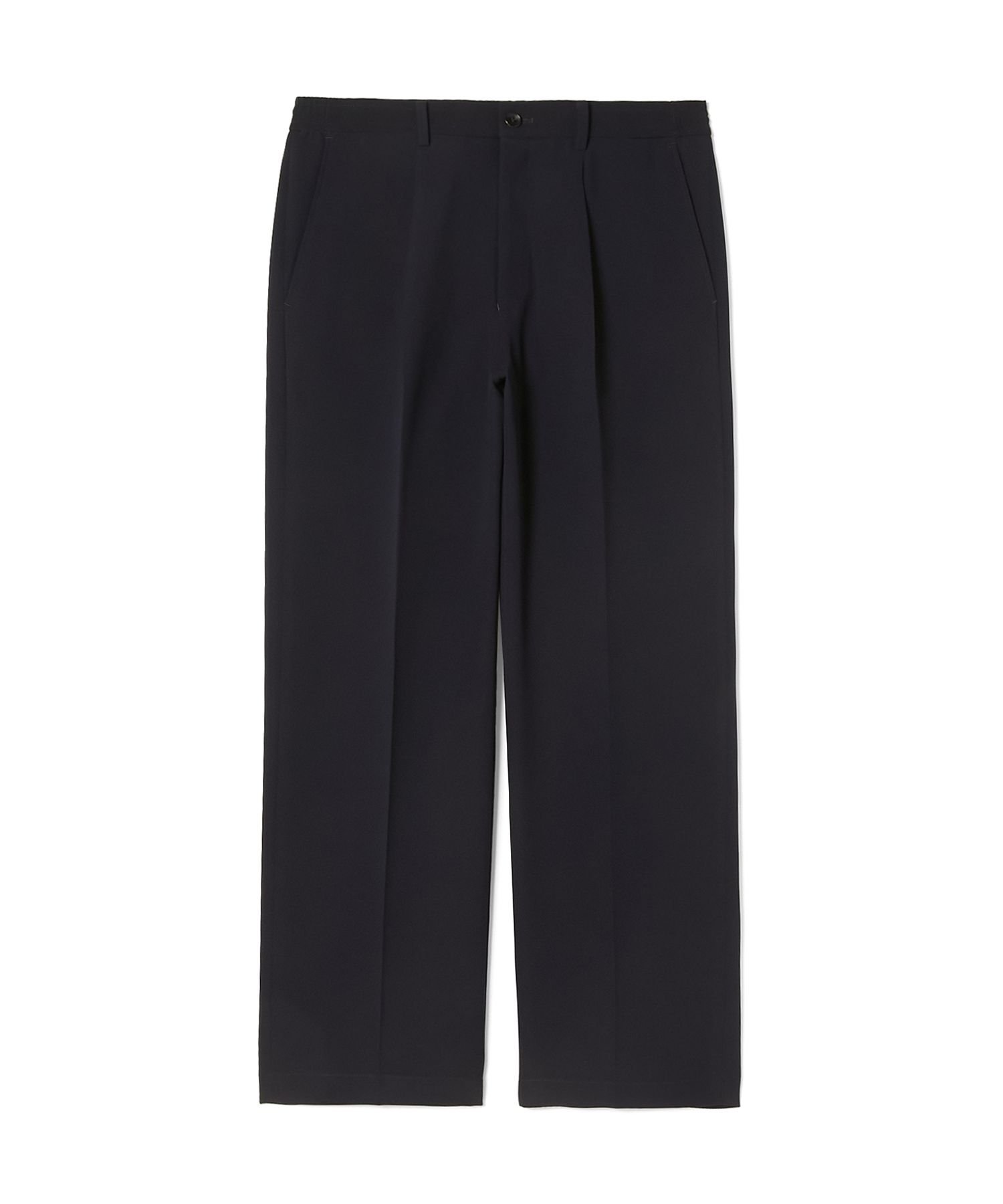 N.HOOLYWOOD COMPILE 1TUCK TROUSERS エヌ．ハリウッド パンツ スラックス・ドレスパンツ ネイビー【送料無料】