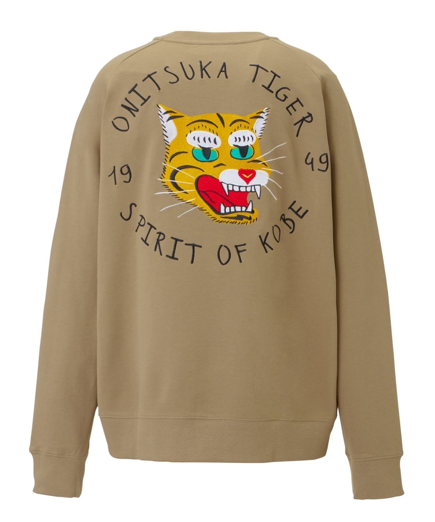 Onitsuka Tiger (U)【公式ショップ】SWEAT TOP オニツカタイガー トップス スウェット・トレーナー ベージュ ブラック グリーン ピンク【送料無料】