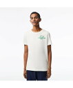 ラコステ 服 メンズ 【SALE／50%OFF】LACOSTE ラコステゴルフクラブウルトラドライTシャツ ラコステ トップス カットソー・Tシャツ ホワイト ブルー【送料無料】