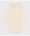 【SALE/20%OFF】PETIT BATEAU 衿付き長袖ボディ プチバトー マタニティウェア・ベビー用品 ロンパース・カバーオール ホワイト