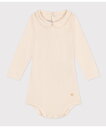 プチバトー　ベビー服 【SALE／20%OFF】PETIT BATEAU 衿付き長袖ボディ プチバトー マタニティウェア・ベビー用品 ロンパース・カバーオール ホワイト