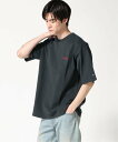 【SALE/30%OFF】KRIFF MAYER (M)ヘビーウェイトバックロゴT(刺繍) クリフメイヤー トップス カットソー・Tシャツ グリーン ネイビー グレー ホワイト【送料無料】
