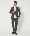 BEAUTY&YOUTH UNITED ARROWS 【WEB限定 WARDROBE SMART】グリッドメッシュ セットアップ/ジャケット&イージーパンツ ビ...