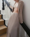 THE FINAL VIEW Gongdid Design/Pleated maxi skirt プリーツマキシスカート カセットチャート スカート ミディアム...