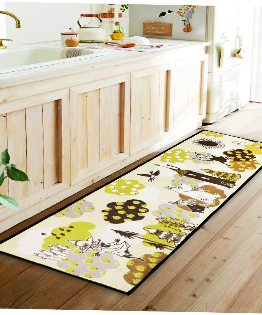 YOKOZUNA CREATION ヨコズナ ムーミン インテリアマット 180cm ローラ インテ ...