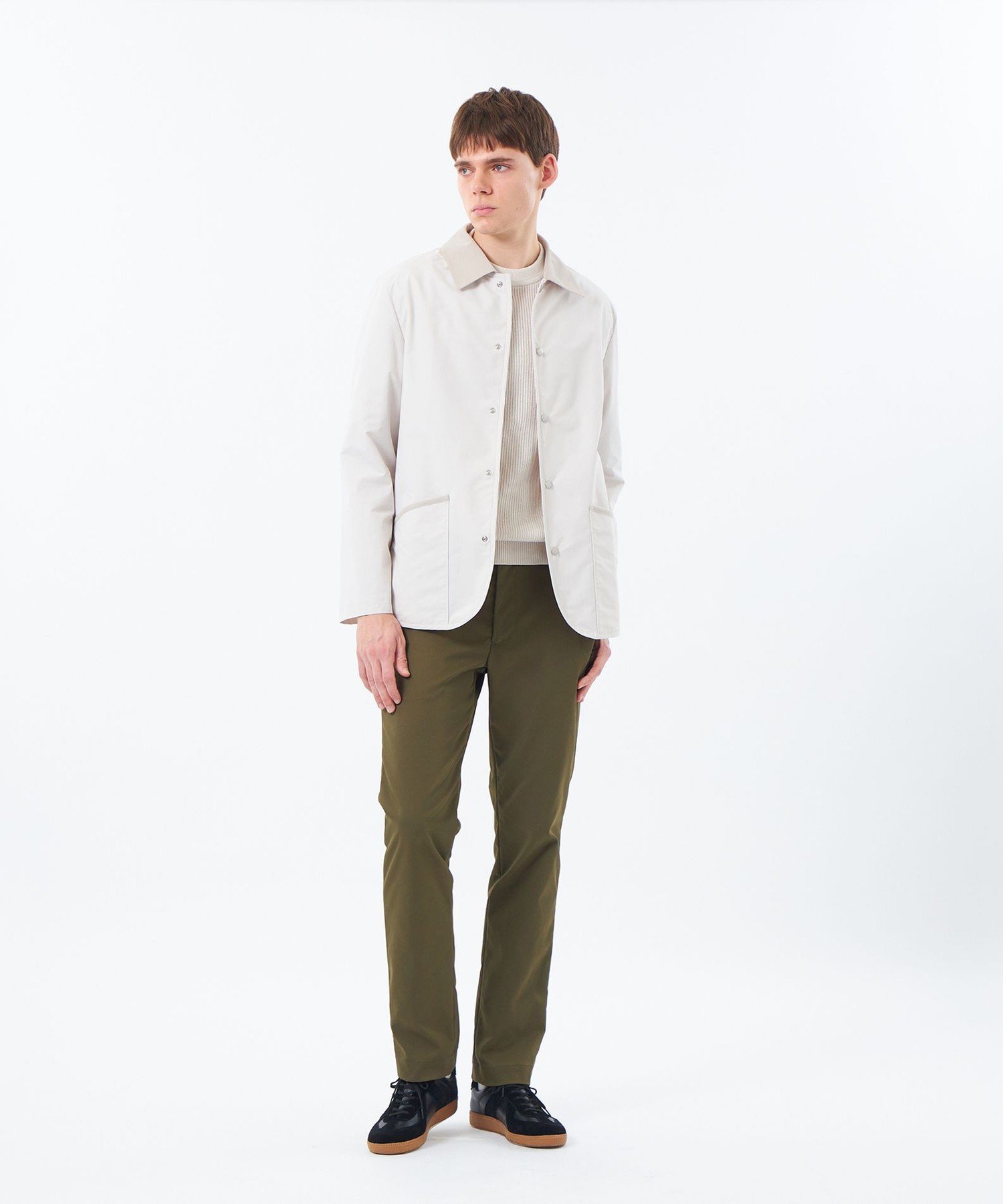 MACKINTOSH PHILOSOPHY CORDURAR タイプライター WARENFORD STUDS(ウァレンフォード スタッズ) マッキントッシュ フィロソフィー ジャケット・アウター ブルゾン・ジャンパー グレー ネイビー【送料無料】