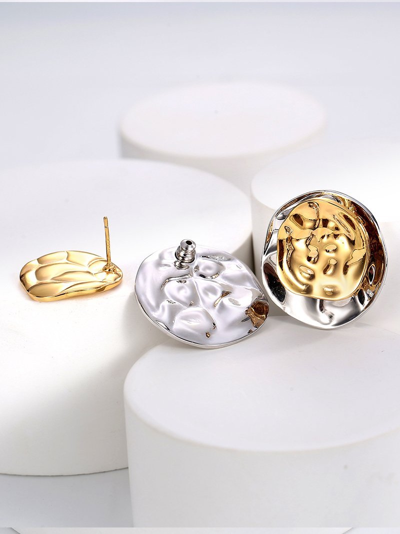 【SALE／33%OFF】Coo+i メタルプレートピアス スレンダー アクセサリー・腕時計 ピアス シルバー