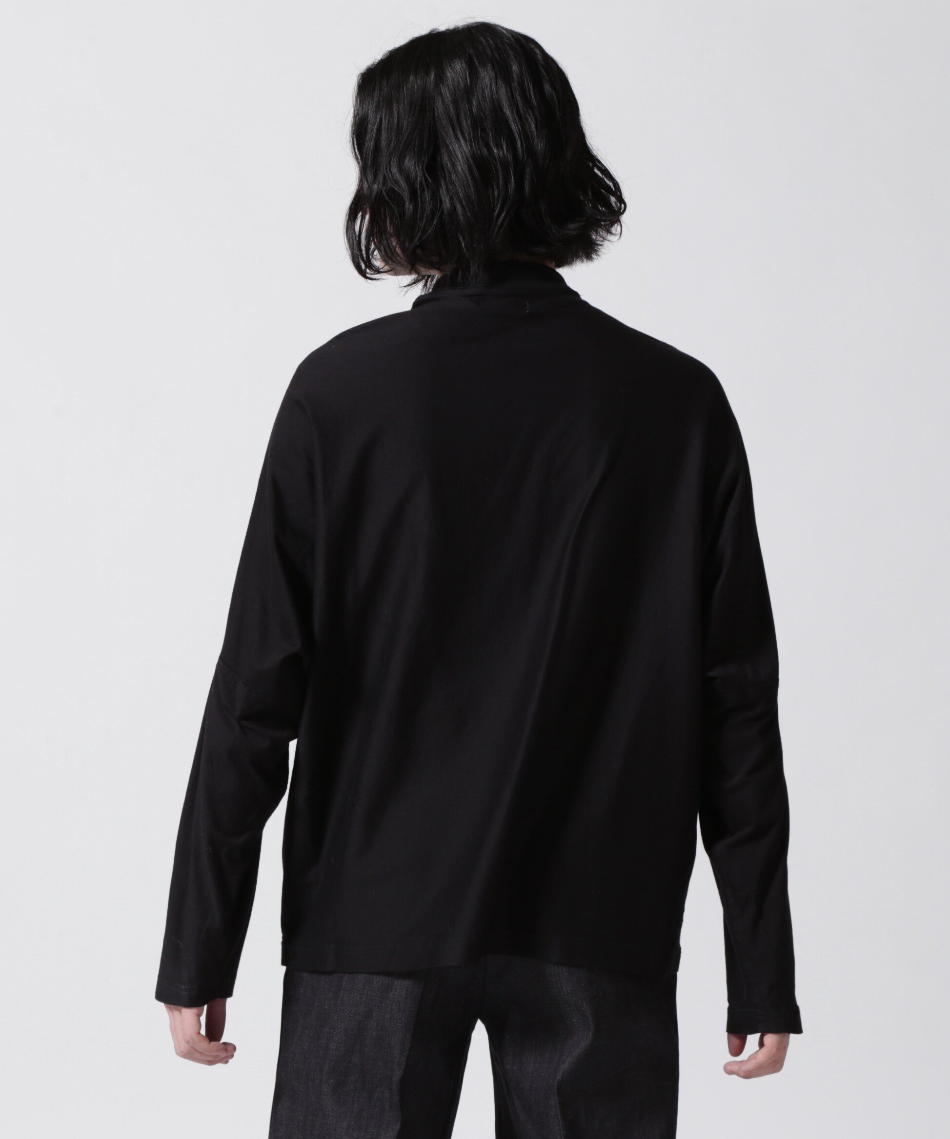 【SALE／20%OFF】GARDEN TOKYO hayha lamka/ヘイヘ ラムカ/LONG SLEEVE TEE ガーデン トップス カットソー・Tシャツ ブラック【送料無料】