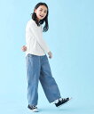 UNFILO 【110-150cm】カーブワイドデニム アンフィーロ パンツ ジーンズ・デニムパンツ ブルー【送料無料】