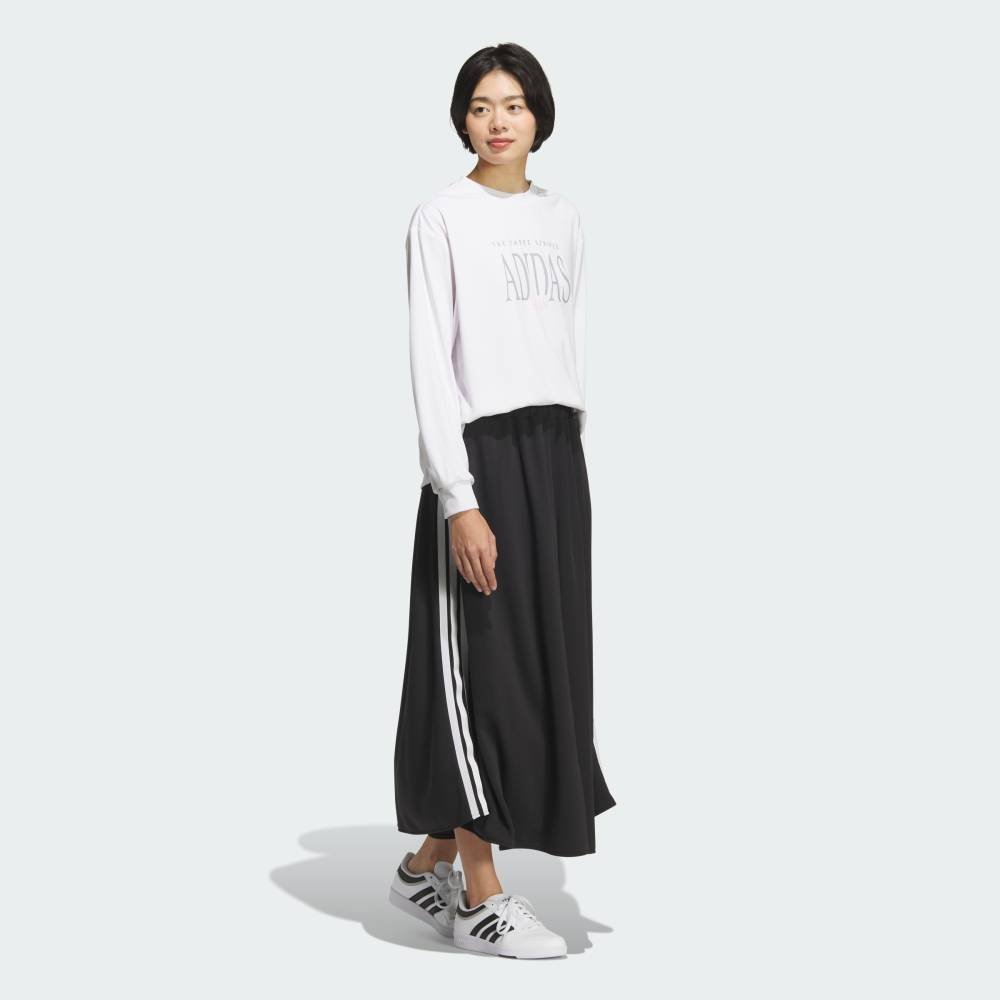 adidas 【公式】アディダス adidas スリーストライプス KN スカート アディダス スカート その他のスカート ブラック【送料無料】