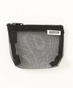 Pochi Pouch Pochi Pouch/(W)Pochi Pouch/シースルー メッシュ シンプル ジップポーチ チェルカ 財布・ポーチ・ケース ポーチ ホワイト ブラック