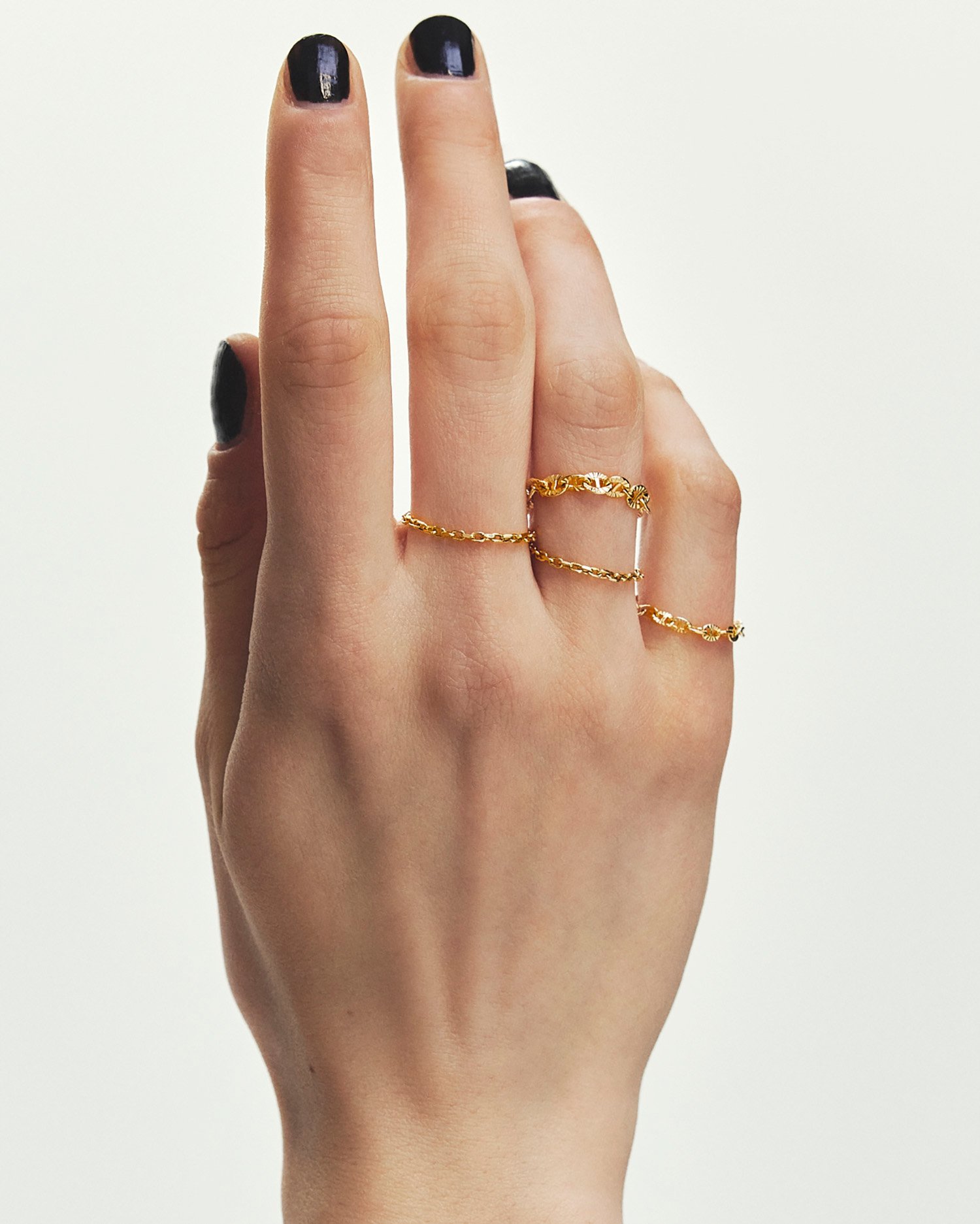 les bon bon les bonbon/K18 confident S ring/コンフィデント S リング 18金 チェーン フォブ アクセサリー・腕時計 リング・指輪 ゴールド