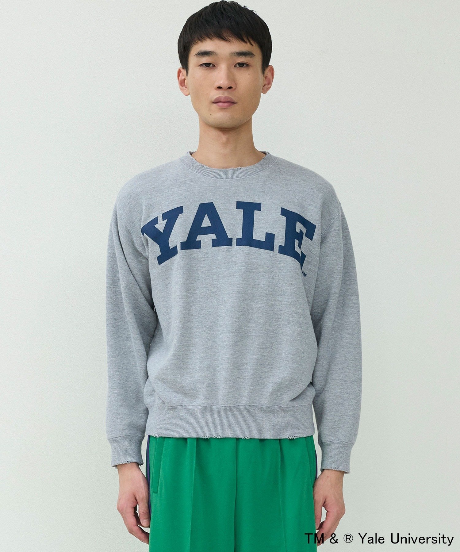 Johnbull Private labo YALE スウェット ジョンブルプライベートラボ トップス スウェット・トレーナー グレー【送料無料】