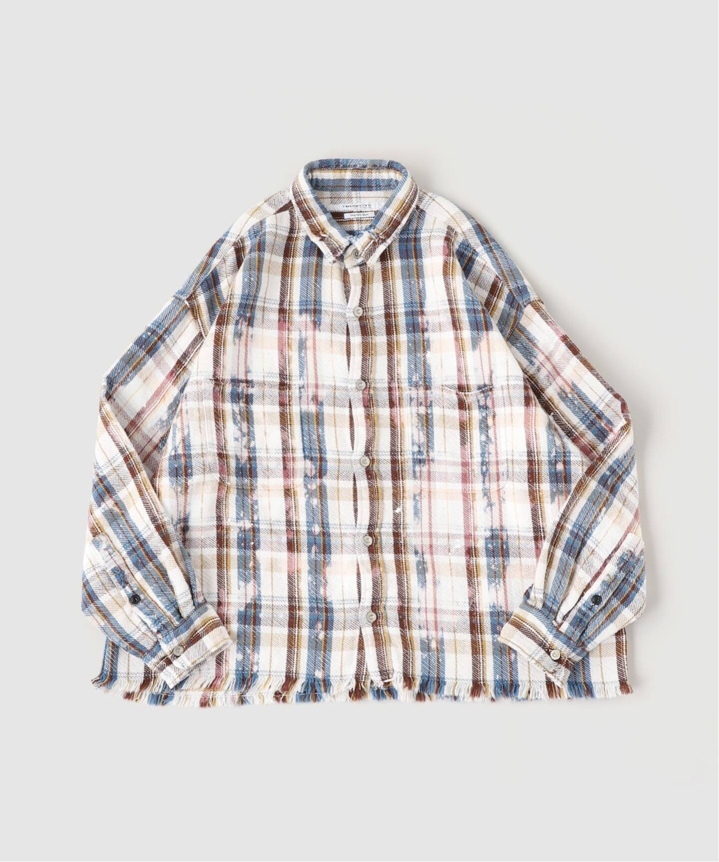 JOURNAL STANDARD ネルファット クラッシュ チェックシャツ ジャーナル スタンダード トップス シャツ・ブラウス レッド ネイビー ベージュ