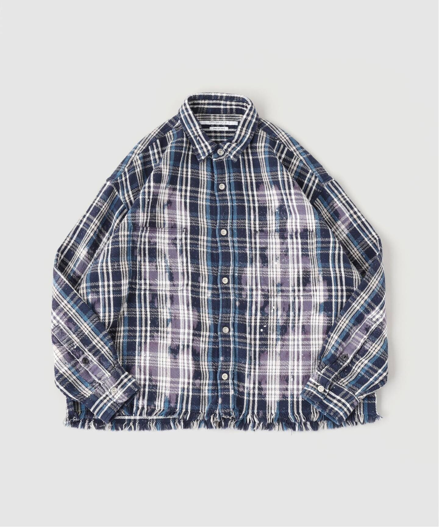 JOURNAL STANDARD ネルファット クラッシュ チェックシャツ ジャーナル スタンダード トップス シャツ・ブラウス レッド ネイビー ベージュ