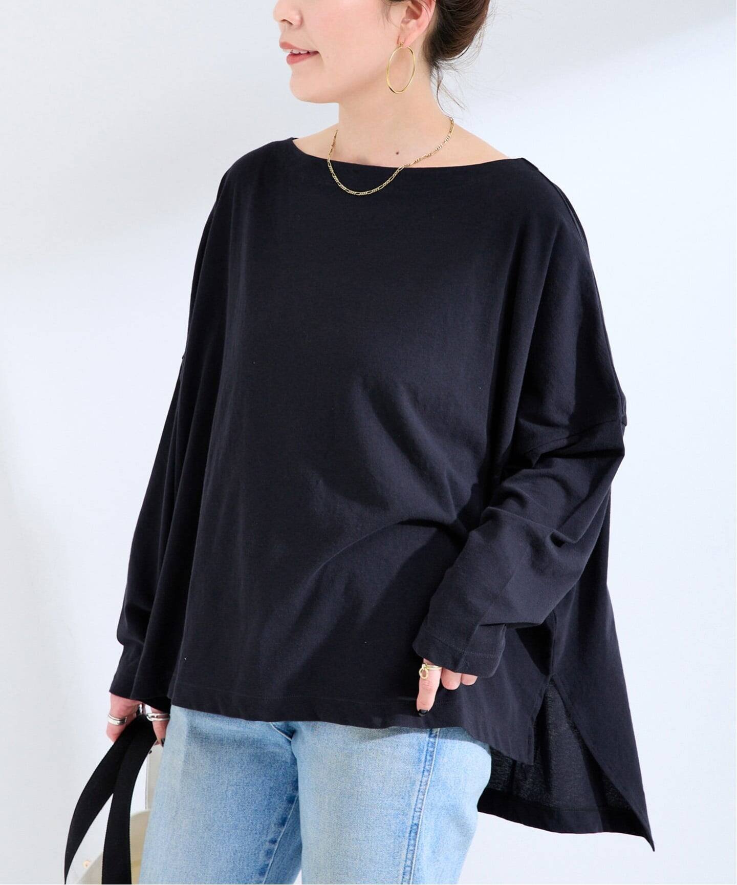 Other - B.C STOCK ウォッシャブル / ビッグシルエットシアーTEE ベーセーストック トップス カットソー・Tシャツ ブルー ネイビー ホワイト【送料無料】