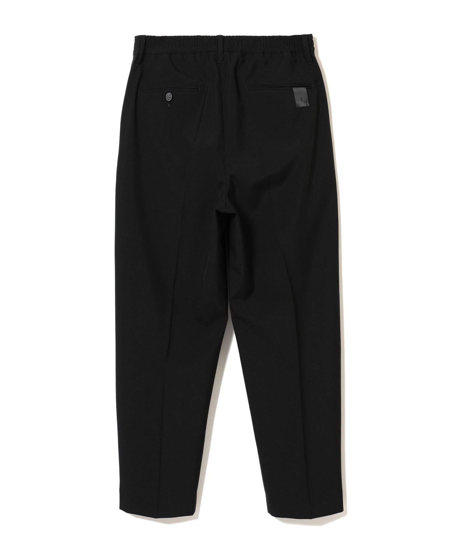 N.HOOLYWOOD COMPILE WIDE TAPERED EASY SLACKS エヌ．ハリウッド パンツ スラックス・ドレスパンツ ブラック【送料無料】