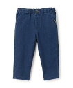【SALE/50%OFF】petit main ストレッチイージーパンツ ナルミヤオンライン パンツ ジャージ・スウェットパンツ ネイビー グレー