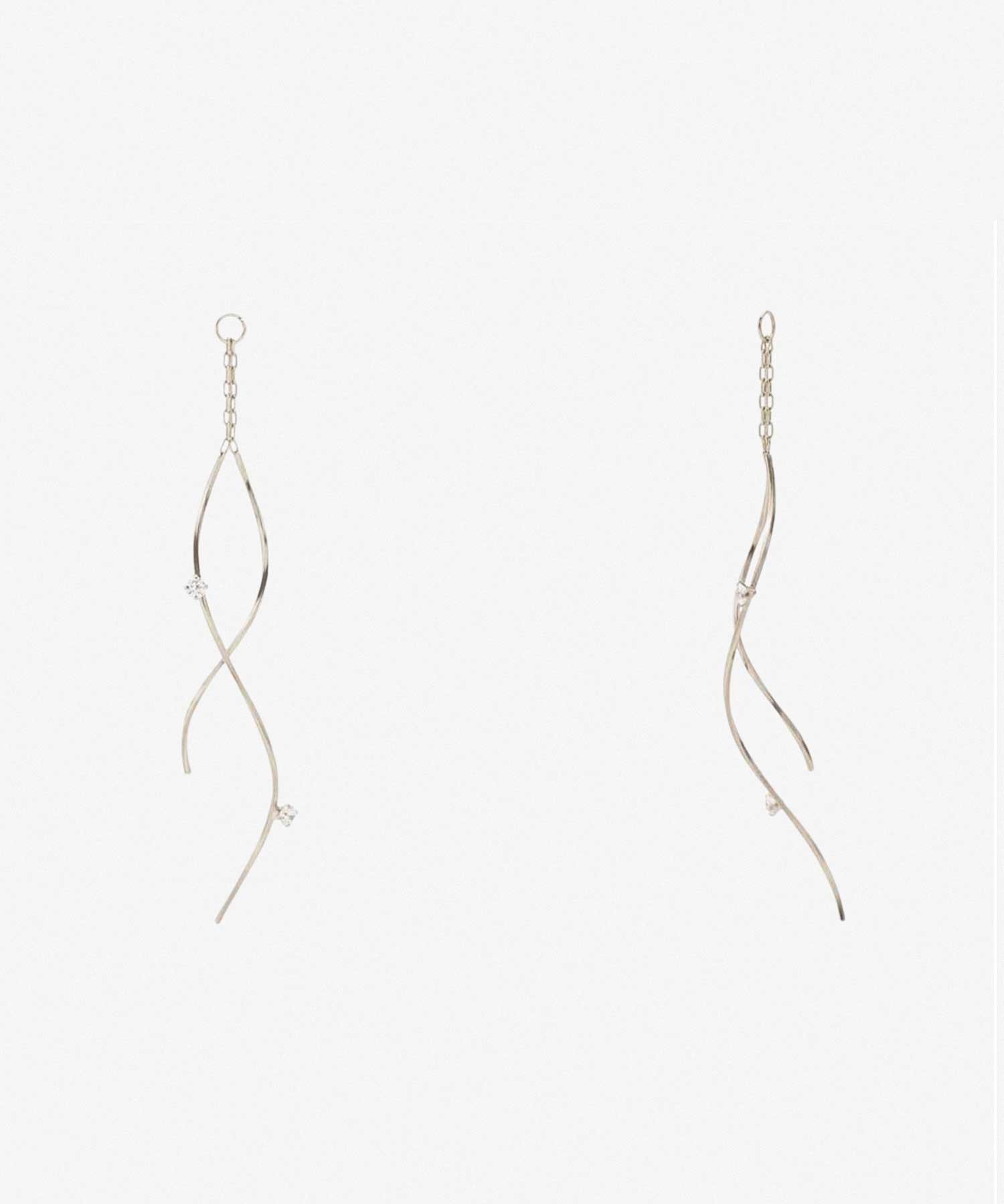 WISP JEWELRY K10WGピアス(OCMWP26102) ウィスプジュエリー アクセサリー・腕時計 ピアス【送料無料】