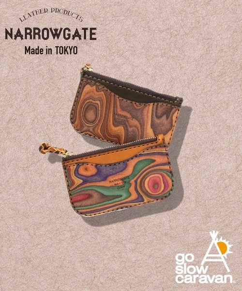 【GSC別注】NARROW GATE×GSC ミニマムウォレット ゴースローキャラバン ジャケット・アウター その他のジャケット・アウター ブラウン