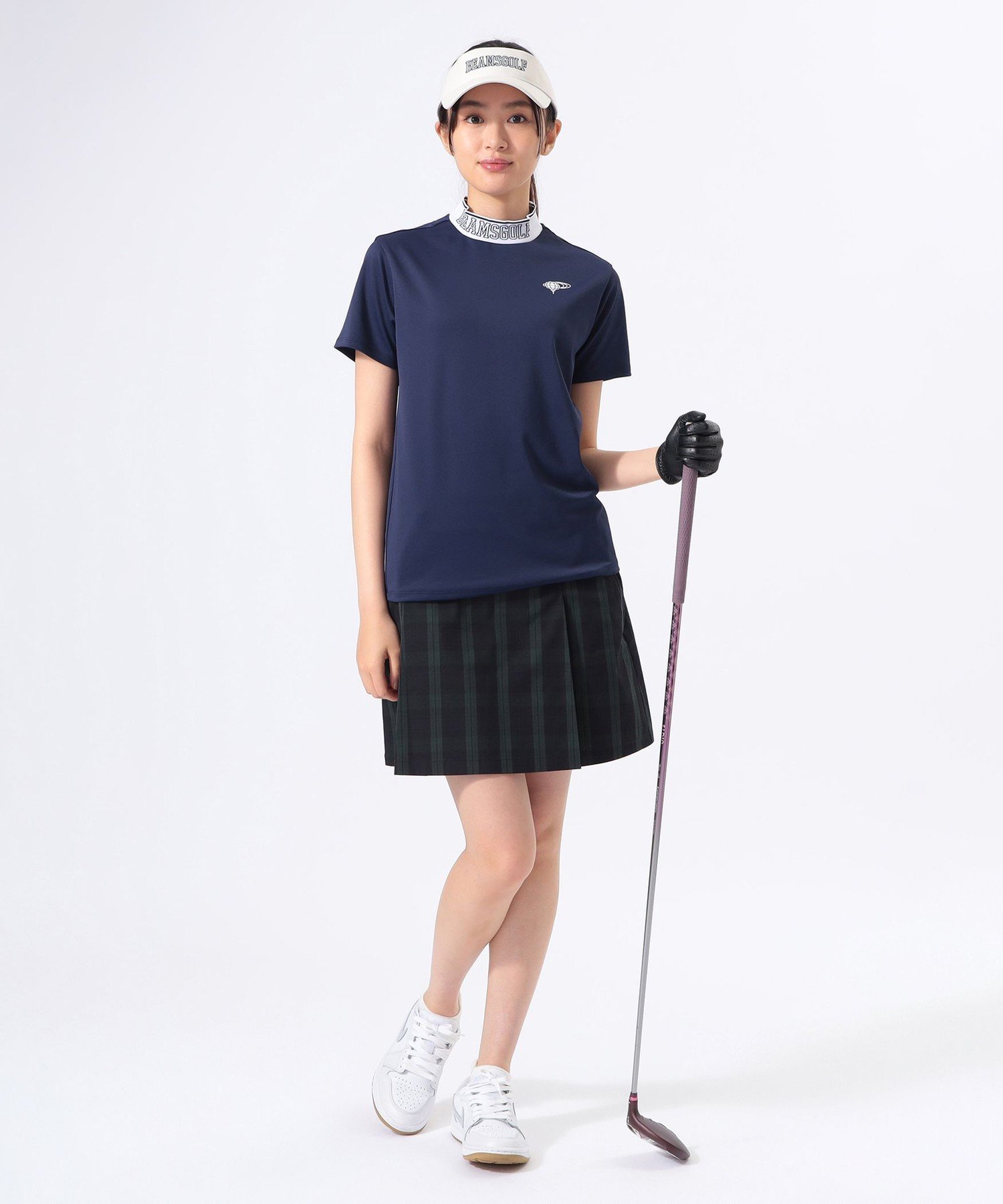 【SALE／30%OFF】BEAMS GOLF ORANGE LABEL ORANGE LABEL / リップストップ タックスカート ビームス ゴルフ スカート その他のスカート オレンジ ネイビー【送料無料】