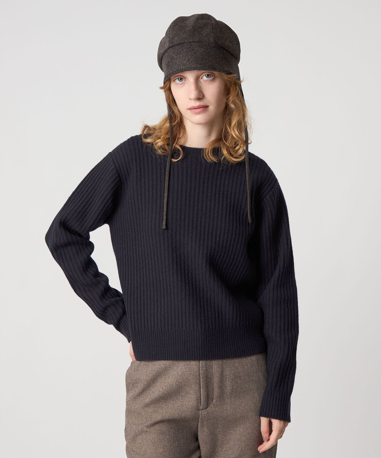 Steven Alan ＜Steven Alan＞ウール リブ プルオーバー ニット ビューティー＆ユース　ユナイテッドア..