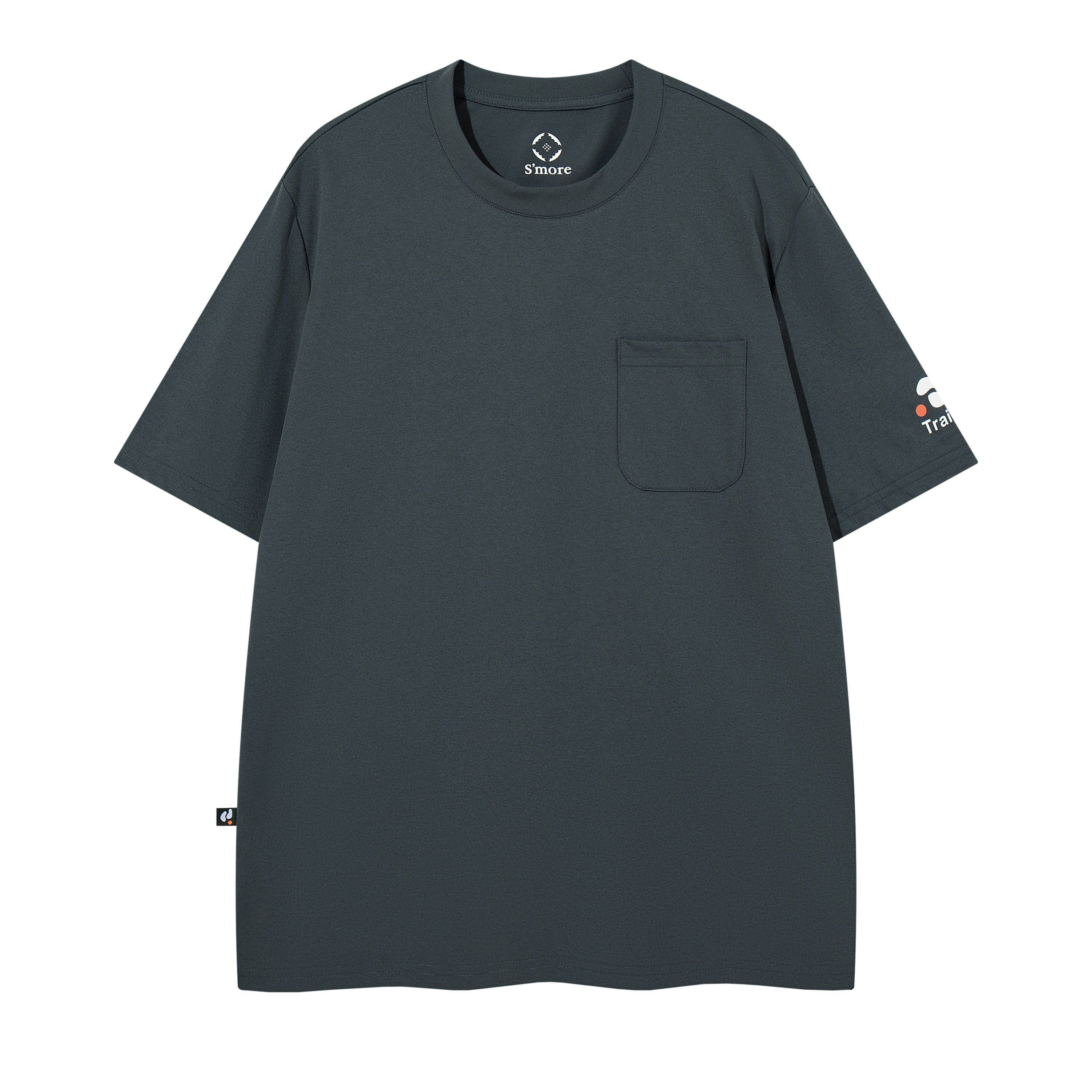 S'more Sorona T-shirt アイモハ トップス カットソー・Tシャツ カーキグリーン ブラウン グレー