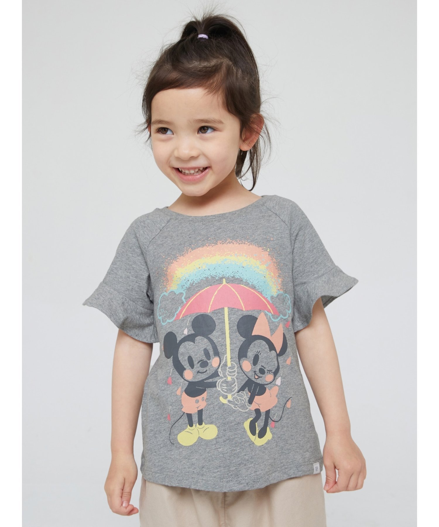 【SALE／87%OFF】GAP (K)Babygap ｜ Disney Minnie Mouse Tシャツ ギャップ トップス カットソー・Tシャツ グレー ホワイト パープル ピンクのサムネイル
