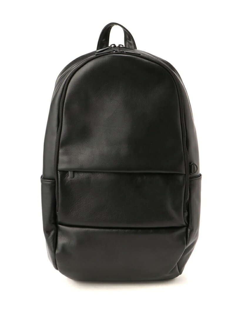 PATRICK STEPHAN PATRICK STEPHAN / Leather backpack 'round double F' ラウンドダブルファスナー レザー リュック バックパック パトリック ステファン バッグ リュック・バックパック ブラック