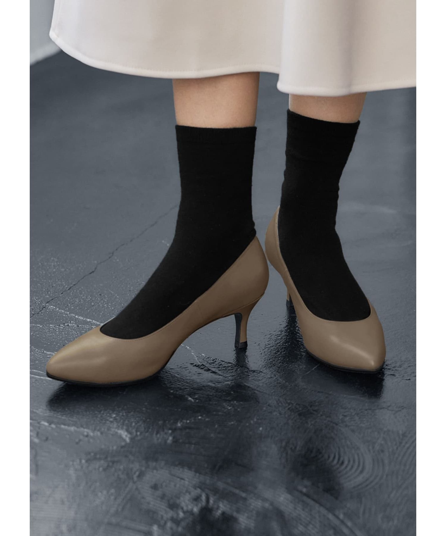 STYLE DELI 【Made in JAPAN】5cmヒールコンフォートパンプス スタイルデリ シューズ・靴 パンプス ブラック【送料無料】