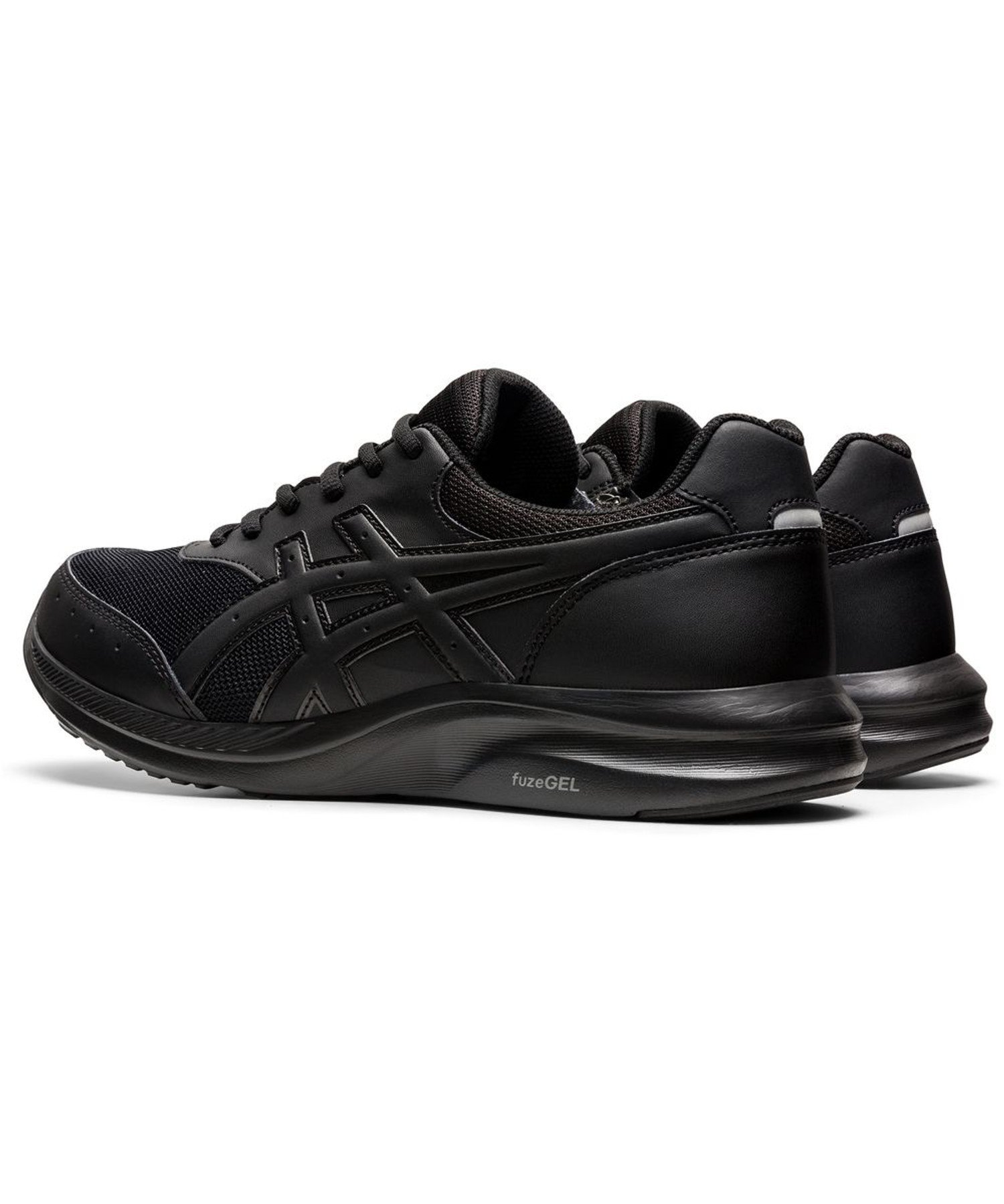 ASICS WALKING WELLNESS WALKER ゲルファンウォーカー メンズ 4E相当 アシックスウォーキング シューズ・靴 スニーカー ブラック【送料無料】