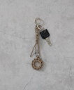 SENTI LEATHER BRAID CIRCLE KEYSTRAP レザー編み込みキーストラップ コンポジット 福袋・ギフト・その他 ラッピングキット ホワ...