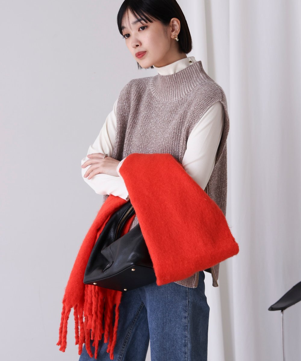 【SALE/20%OFF】Bou Jeloud ストール・マフラー バブ / ブージュルード ファッション雑貨 マフラー・ストール・ネックウォーマー ブルー オレンジ グリーン