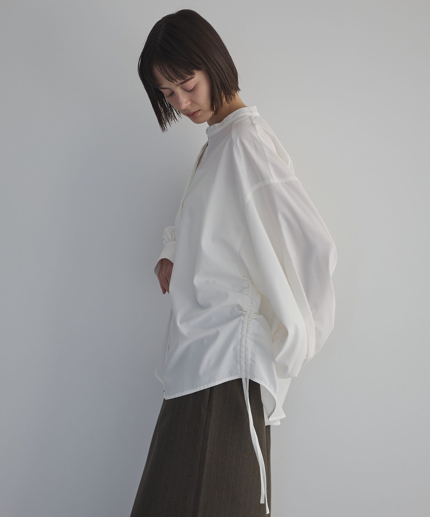 【SALE／50%OFF】GARAGE OF GOOD CLOTHING 無地ドルマンボリュームスリーブブラウス ガレージ オブ グ..