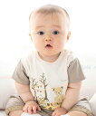 fillot de bebe reduction オーガニックコットンクマチェック半袖Tシャツ(70~90cm) ベベ オンライン ストア マタニティウェア・ベ...