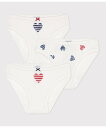 PETIT BATEAU ショーツ3枚組 プチバトー インナー・ルームウェア ショーツ【送料無料】