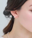 Phoebe 【痛くないシリーズ】ミルキーウェイビジューフロートライトフィットイヤリング ジュエルアディクト アクセサリー・腕時計 イヤリング・イヤーカフ ゴー...