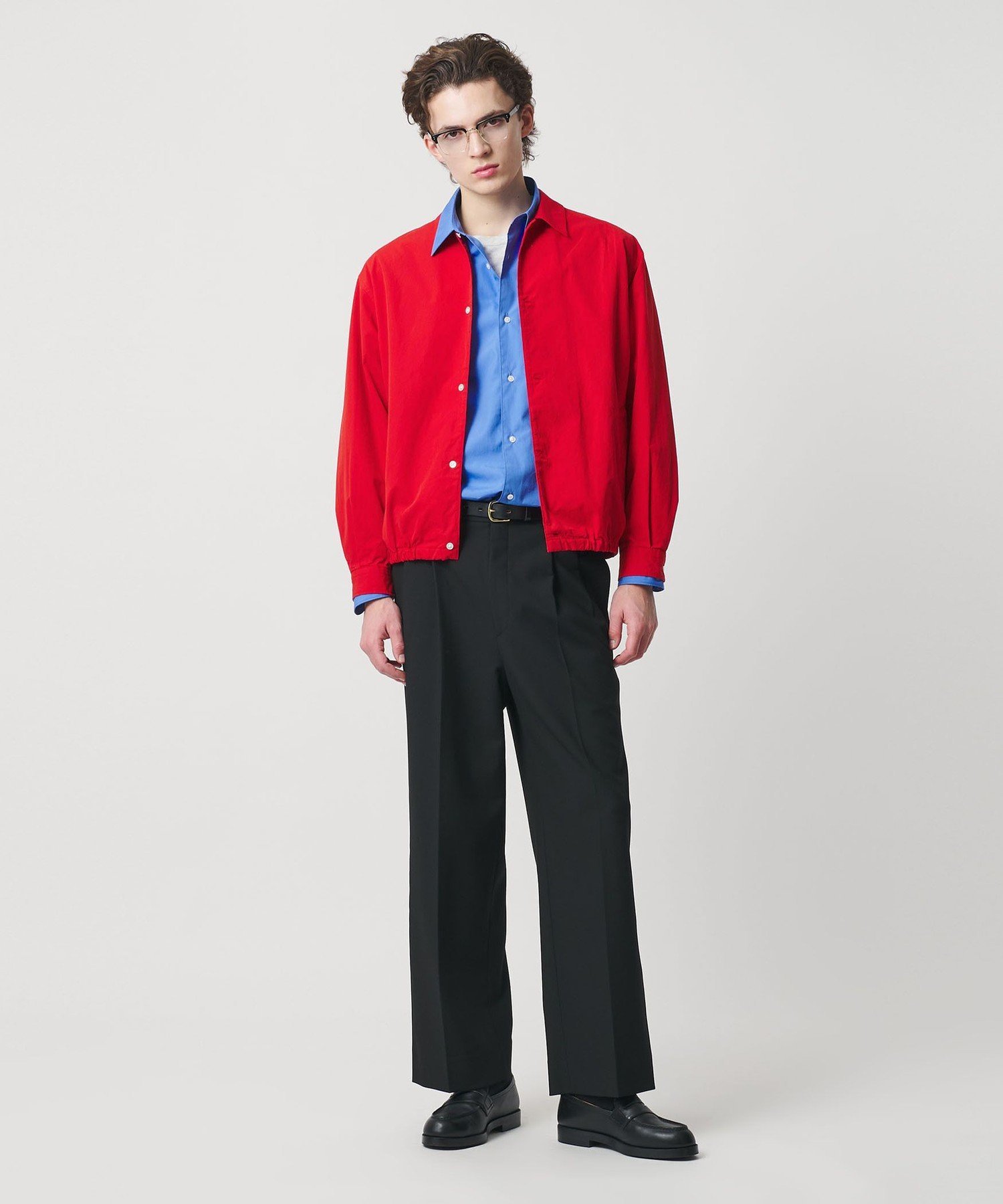 BEAUTY&YOUTH UNITED ARROWS ハイデンシティ シャツ ブルゾン ビューティー＆ユース　ユナイテッドアローズ ジャケット・アウター ブルゾン・ジャンパー レッド【送料無料】