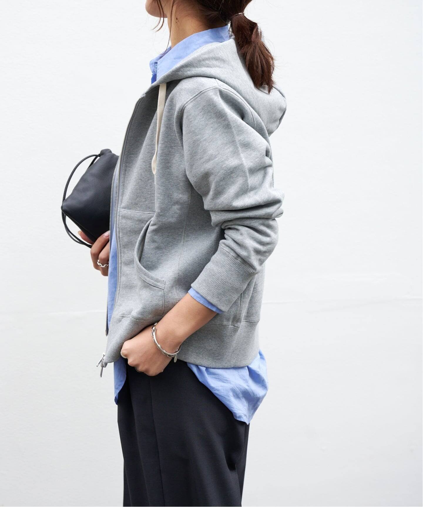 OUTDOOR PRODUCTS Usual Things ≪予約≫ダブルZIPスウェットパーカー セットアップ着用可 アウトドアプロダクツユージュアルシングス トップス パーカー・フーディー グレー ブラック【送料無料】