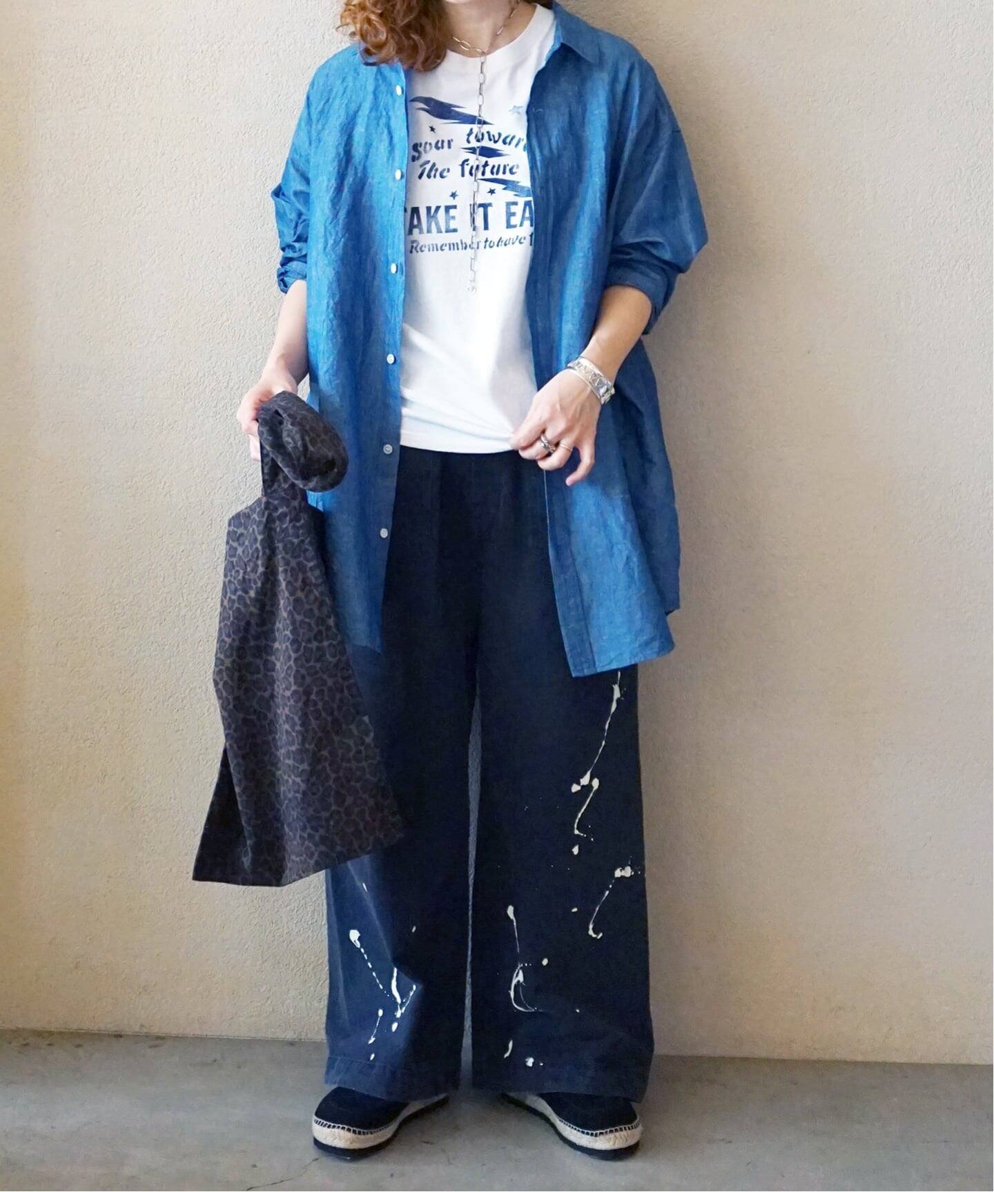 journal standard luxe CLシャンブレー Plainシャツ ジャーナルスタンダード ラックス トップス シャツ・ブラウス ブルー