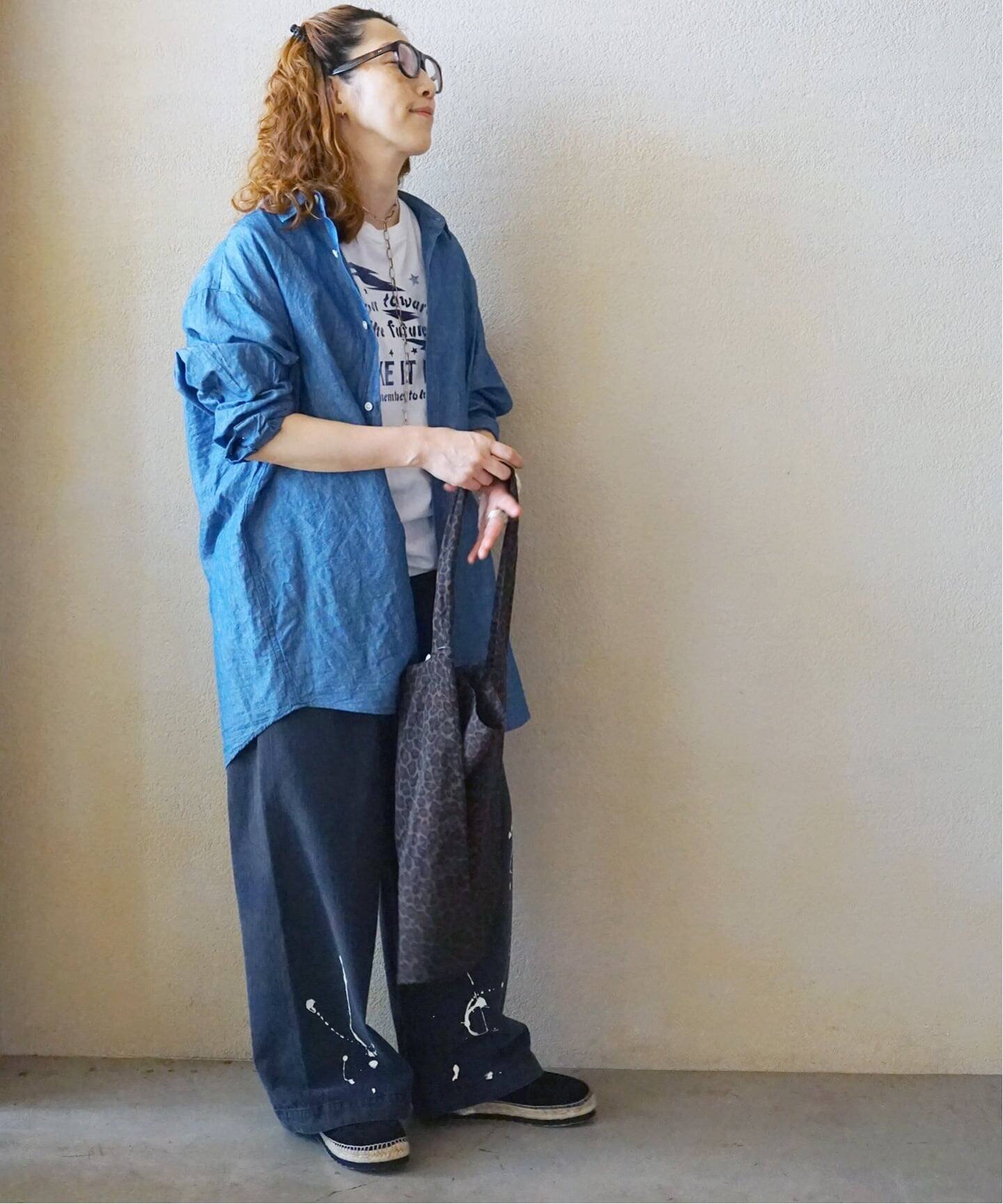journal standard luxe CLシャンブレー Plainシャツ ジャーナルスタンダード ラックス トップス シャツ・ブラウス ブルー