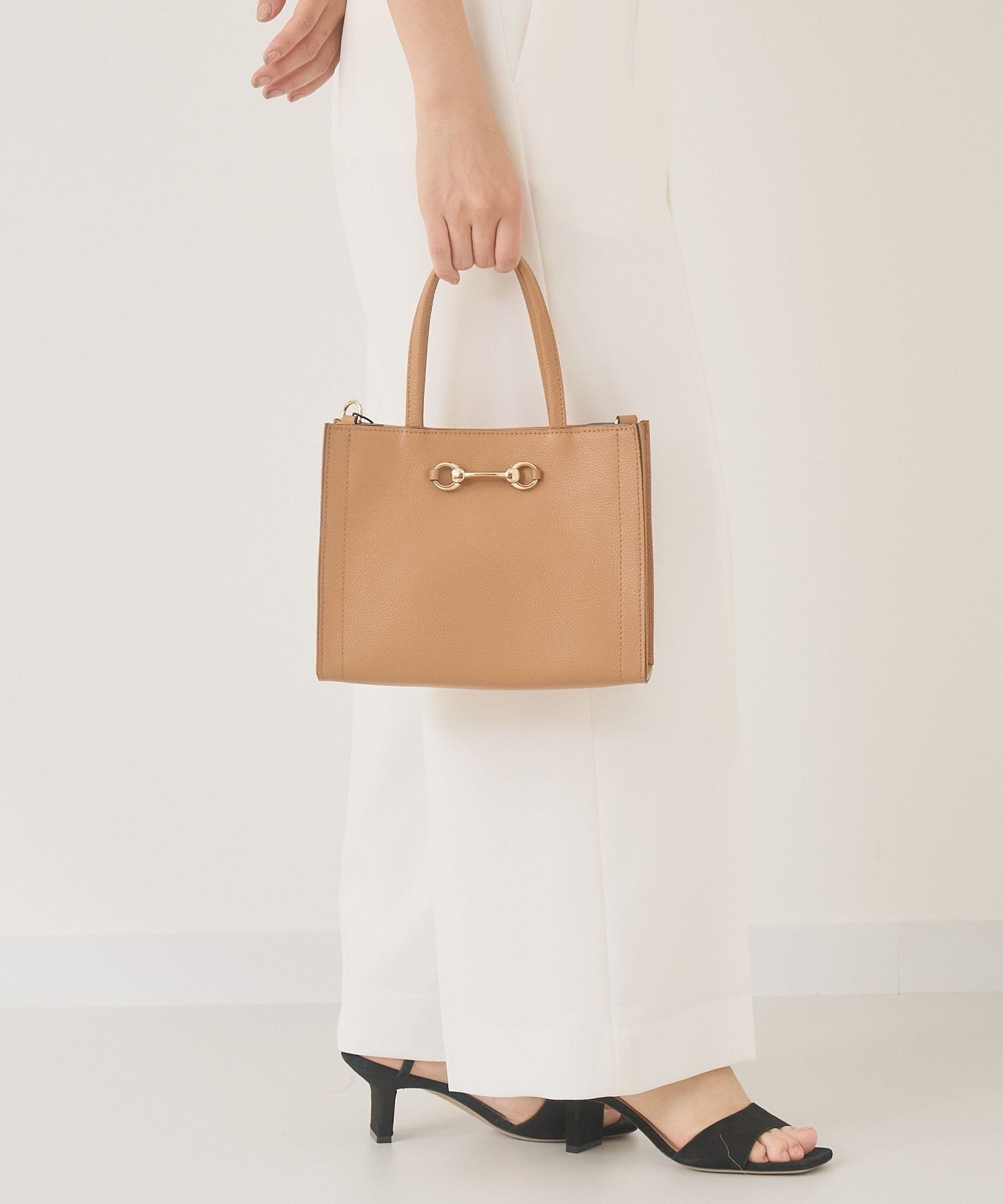 【SALE／40%OFF】ANAYI ◇ ミニトートBAG アナイ バッグ トートバッグ ブラウン レッド パープル【送料無料】のサムネイル