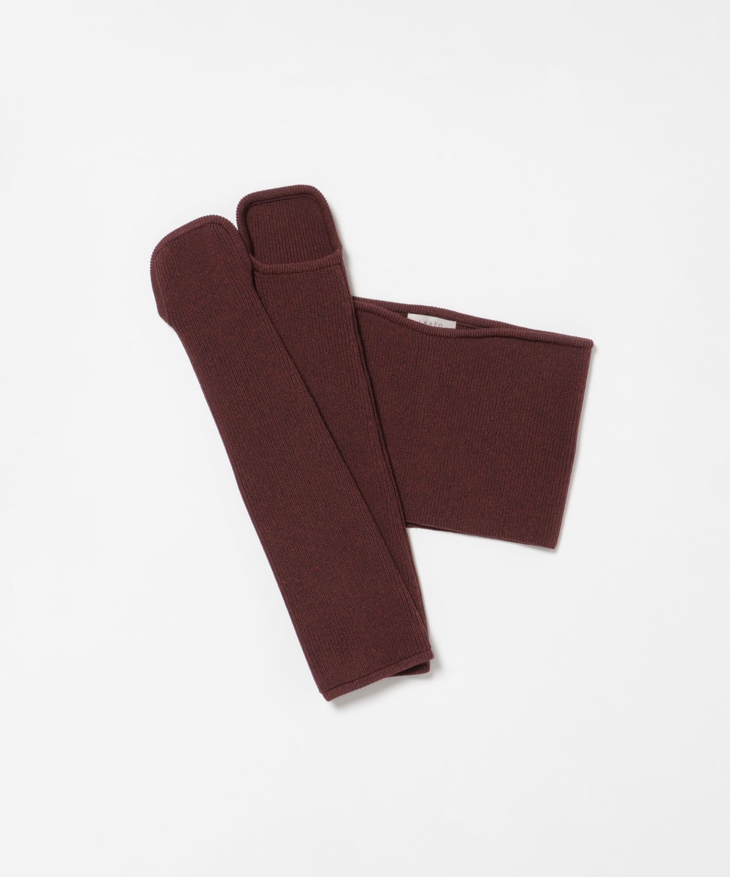 LAATO BUSTIER ARMWARMERS ラート トップス ニット レッド