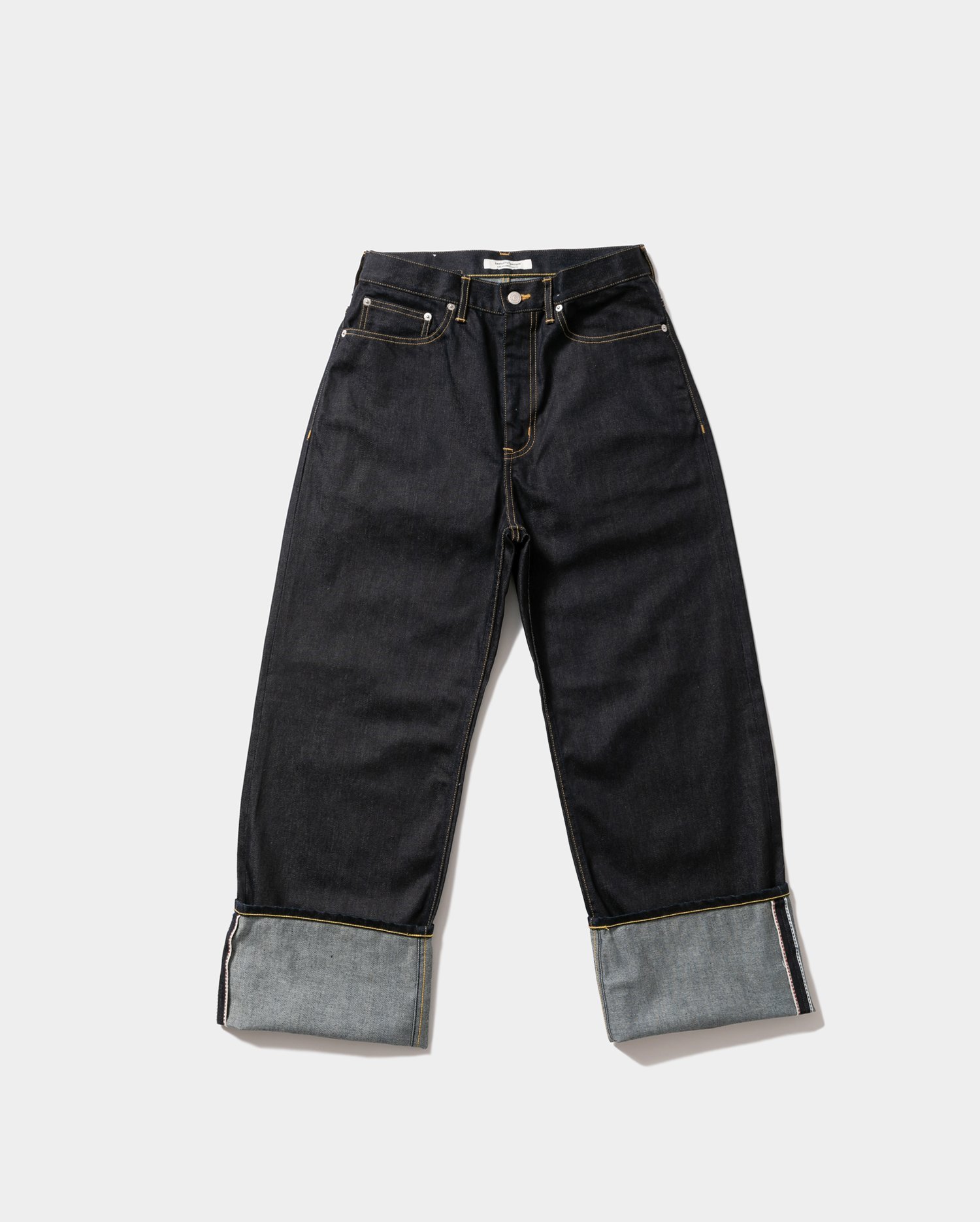 beautiful people selvedge denimoldies fit ビューティフルピープル パンツ ジーンズ・デニムパンツ ブラック ブルー【送料無料】のサムネイル