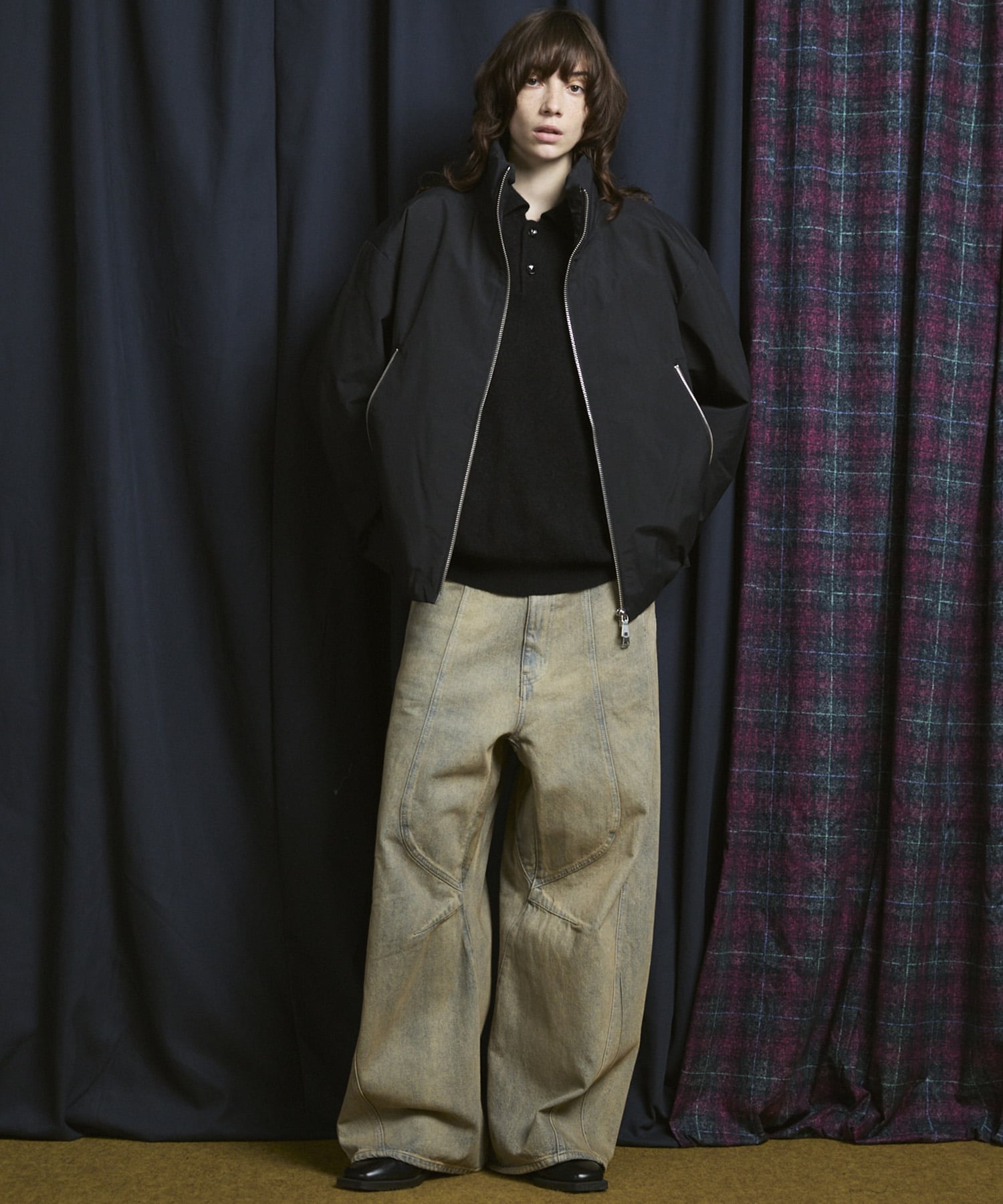 【SALE／20%OFF】MAISON SPECIAL 【Foxfire for MAISON SPECIAL】「GORE-TEX」 Prime-Over Stand Collar Blouson メゾンスペシャル ジャケット・アウター ブルゾン・ジャンパー ブラック【送料無料】